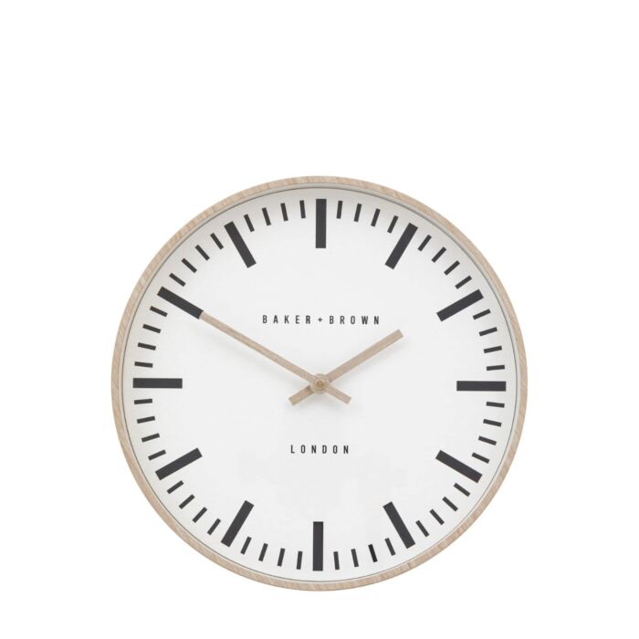 Baker Brown Dunshalt Wall Clock - Beige